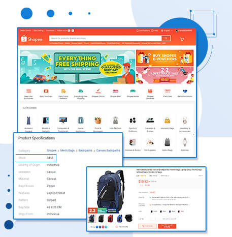 Analyze Shopee Product Availability & Stock Levels